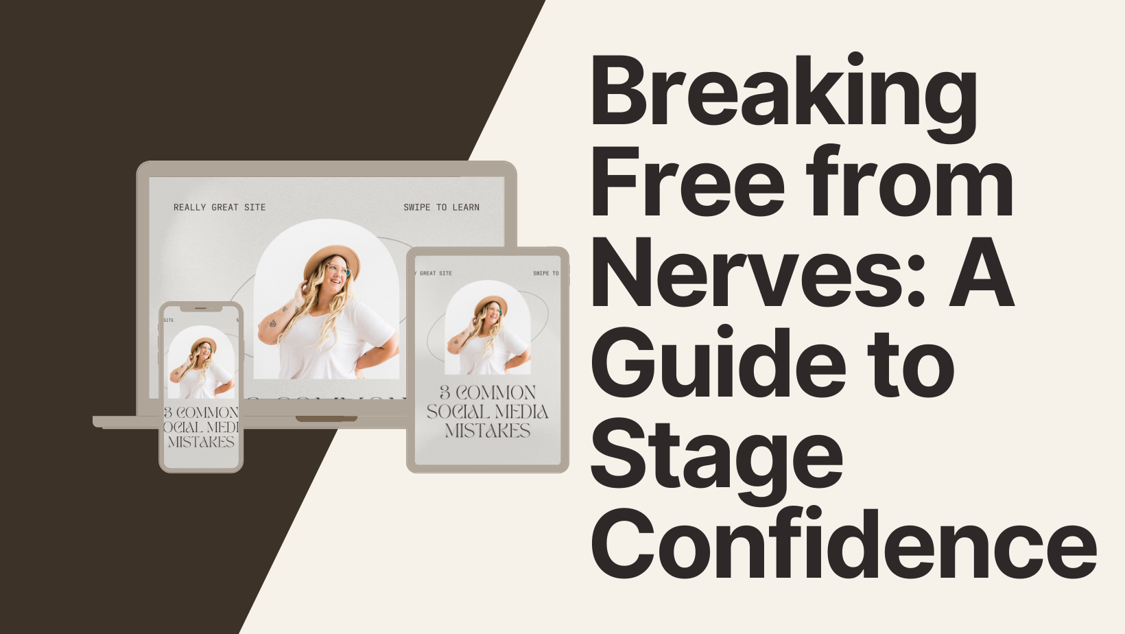 Breaking Free from Nerves: A Guide to Stage Confidence