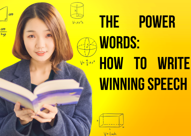 The Power of Words: How to Write a Winning Speech